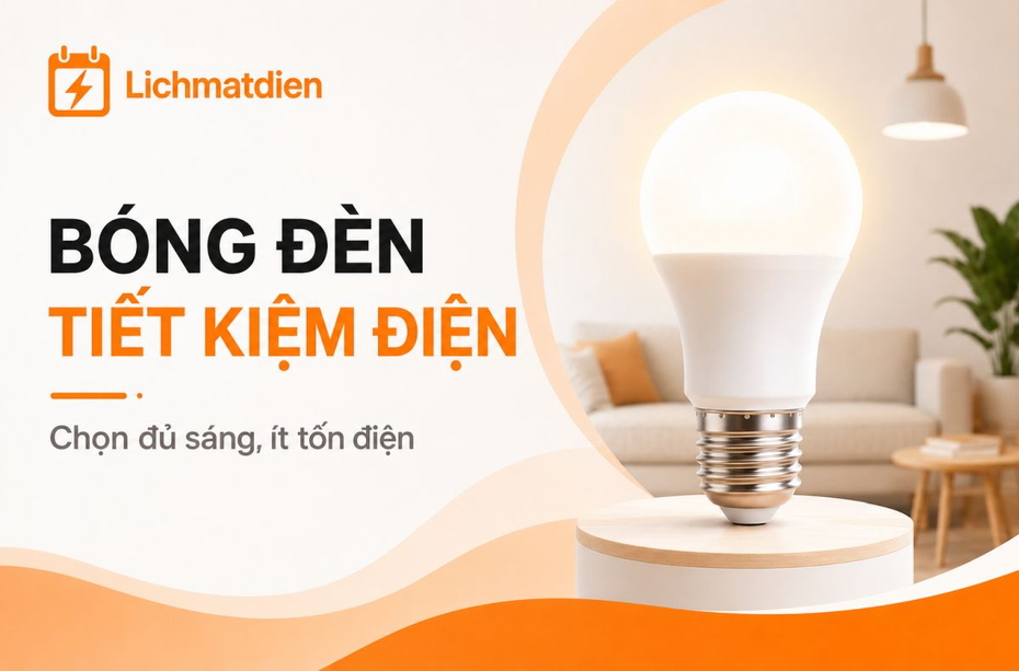 Bóng đèn tiết kiệm điện: Cách chọn đủ sáng và gợi ý loại tốt