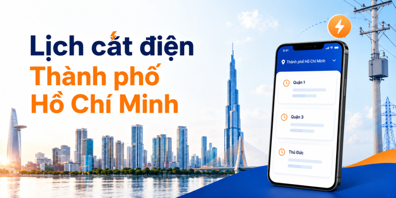 Lịch cúp điện TP.Hồ Chí Minh hôm nay 16.08, ngày mai đến 23.08